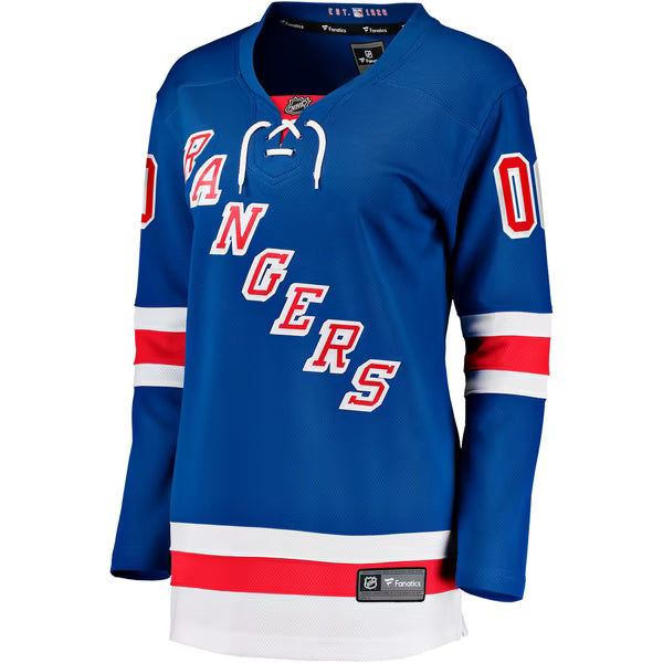 Teams Fans Shop Women's Fanatics New York Rangers Home Breakaway Custom Jersey