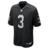 Taron Johnson Las Vegas Raiders Official-Nike Team Game Jersey - Black