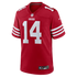 Kurtis Rourke San Francisco 49ers Official-Nike Team Game Jersey - Scarlet