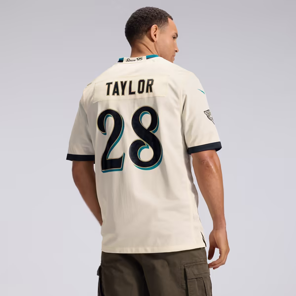 Fred Taylor Jacksonville Jaguars Official-Nike 2026 Rivalries Collection Game Jersey - Natural