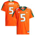 Andre Johnson Miami Hurricanes Official-Adidas Home It's Back Premier Jersey - Orange