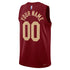 Teams Fans Shop Unisex Nike Cleveland Cavaliers Icon Swingman Custom Jersey Burgundy