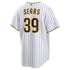 JP Sears San Diego Padres Official-Nike Home Replica Jersey - White