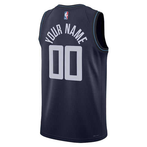 LA Clippers Team Unisex 2023/24 Custom Swingman Jersey - Navy - City Edition