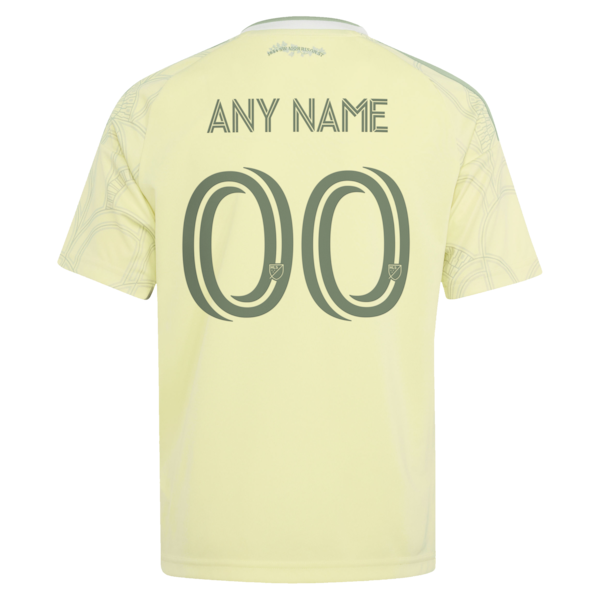 Official-Adidas Portland Timbers Youth 2026 Civic Stadium Kit Replica Custom Jersey Yellow