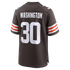 Zion Washington Cleveland Browns Official-Nike Team Game Jersey - Brown
