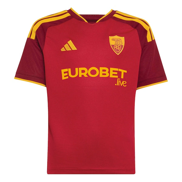 AS Roma Official-Adidas Youth 2026/27 Home Replica Jersey - Red