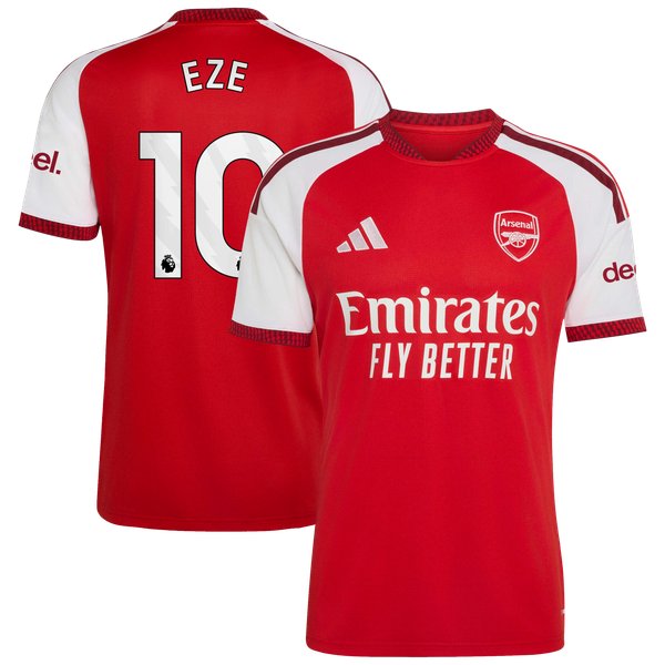 Eberechi Eze Arsenal Official-Adidas 2026/27 Home Replica Jersey - Red