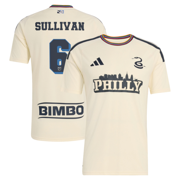 Cavan Sullivan Philadelphia Union Official-Adidas 2026 Archive Replica Jersey - Tan