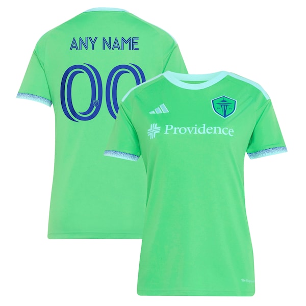 Official-Adidas Seattle Sounders FC Women's 2026 The Evergreen State Kit Replica Custom Jersey Rave Green