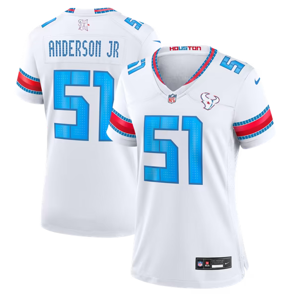 Will Anderson Jr. Houston Texans Official-Nike Women's 2026 Rivalries Collection Game Jersey - White