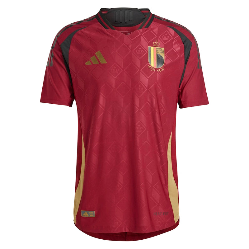 Belgium National Team adidas 2024 Home Authentic Jersey - Burgundy