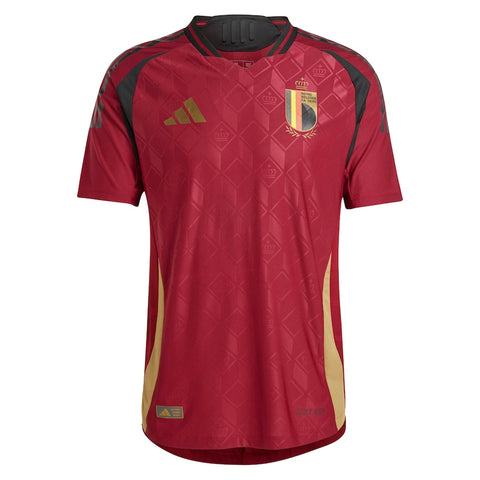 Belgium National Team adidas 2024 Home Authentic Jersey - Burgundy