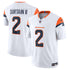 Pat Surtain II Denver Broncos Official-Nike Vapor F.U.S.E. Stitched Limited Jersey - White