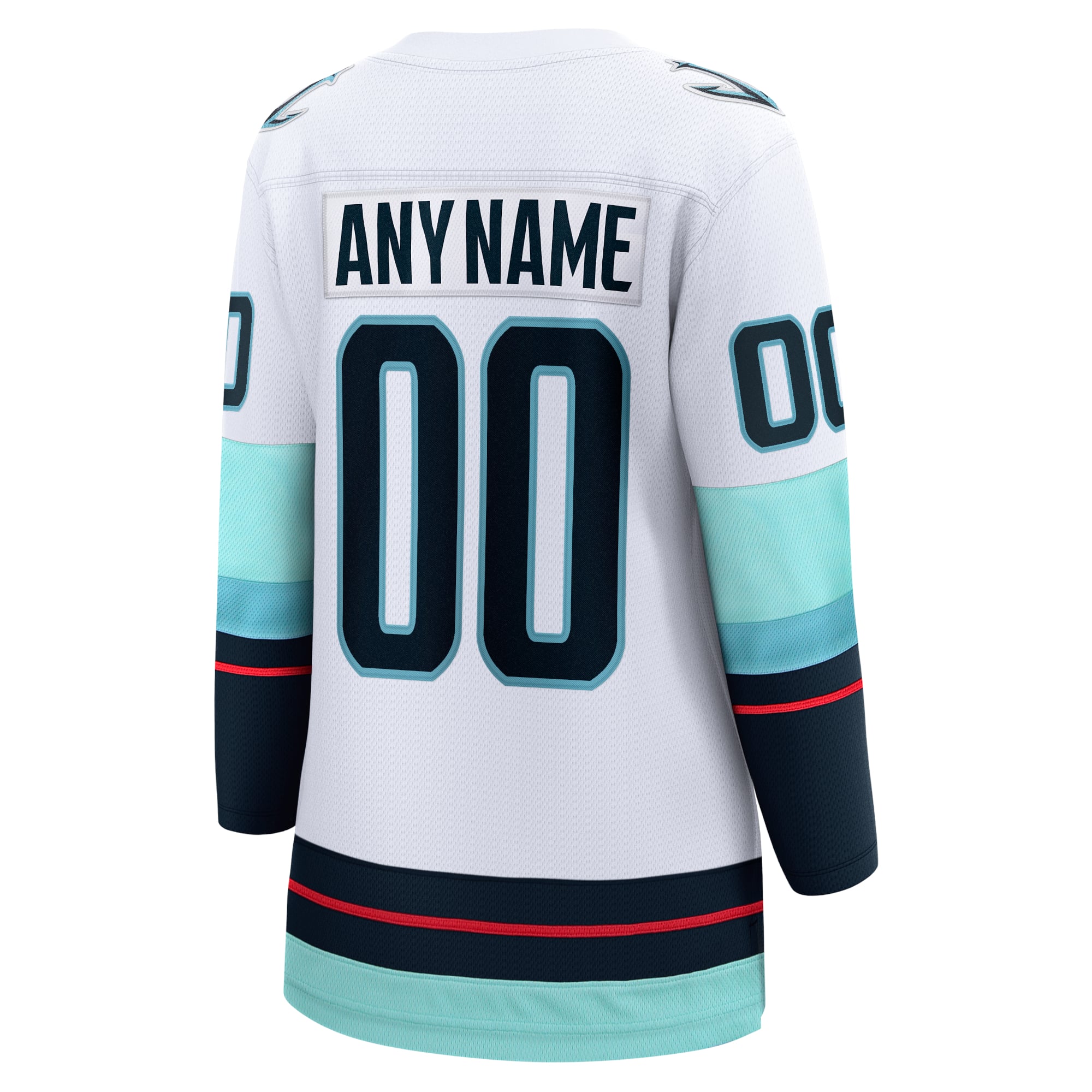 Teams Fans Shop Fanatics Women's Seattle Kraken Away Breakaway Jersey - White