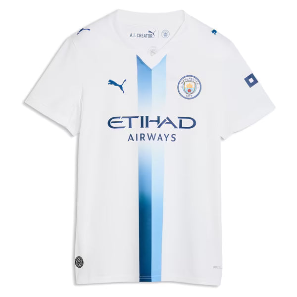 Manchester City Official-Puma Women's 2026/27 Third Replica Custom Jersey - White