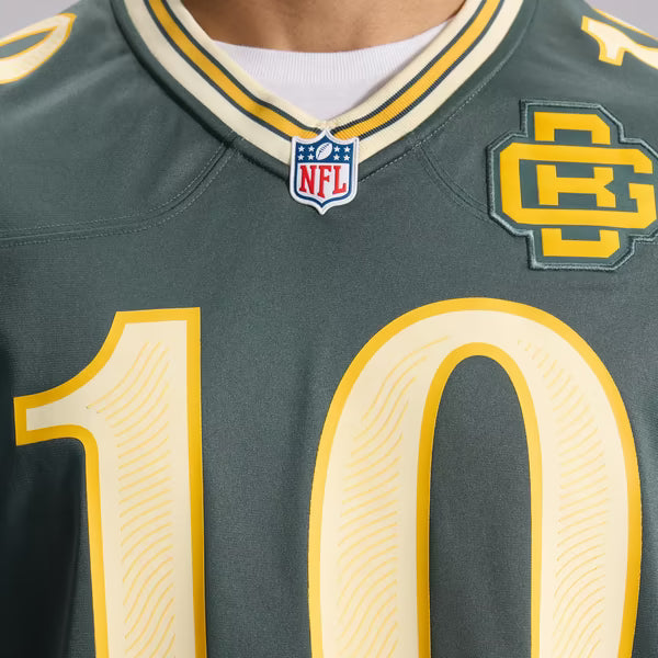Jordan Love Green Bay Packers Official-Nike 2026 Rivalries Collection Game Jersey - Green