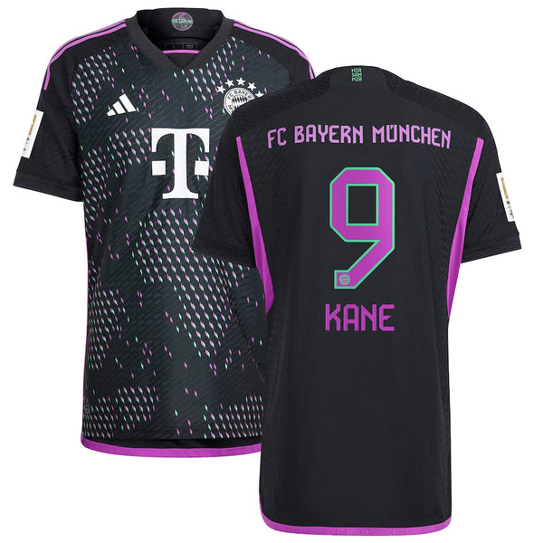 Harry Kane Bayern Munich adidas 2023/24 Away Player Jersey - Black