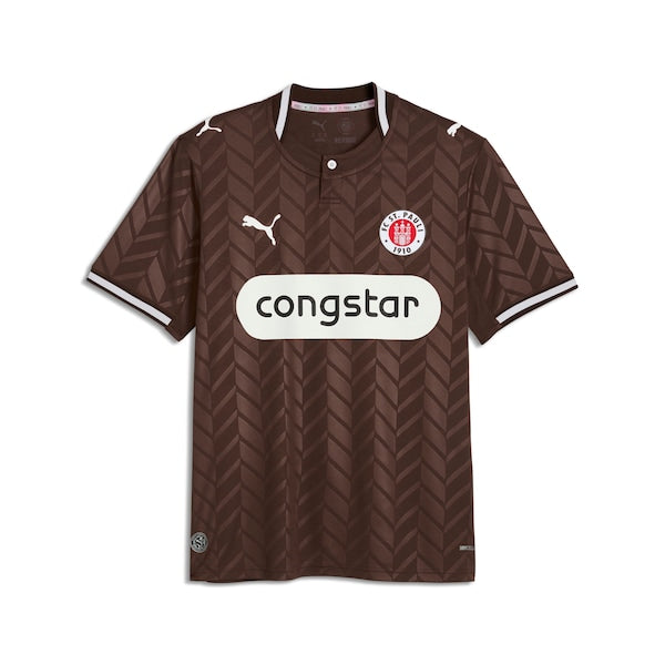St. Pauli Official-Puma 2026/27 Home Replica Jersey - Brown