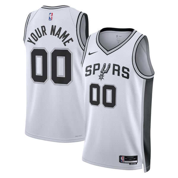 Teams Fans Shop Nike Unisex San Antonio Spurs Swingman Custom Jersey White Association