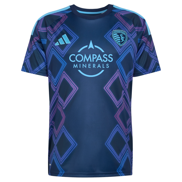 Official-Adidas Sporting Kansas City 2026 The 18th & Vine Kit Replica Custom Jersey Blue