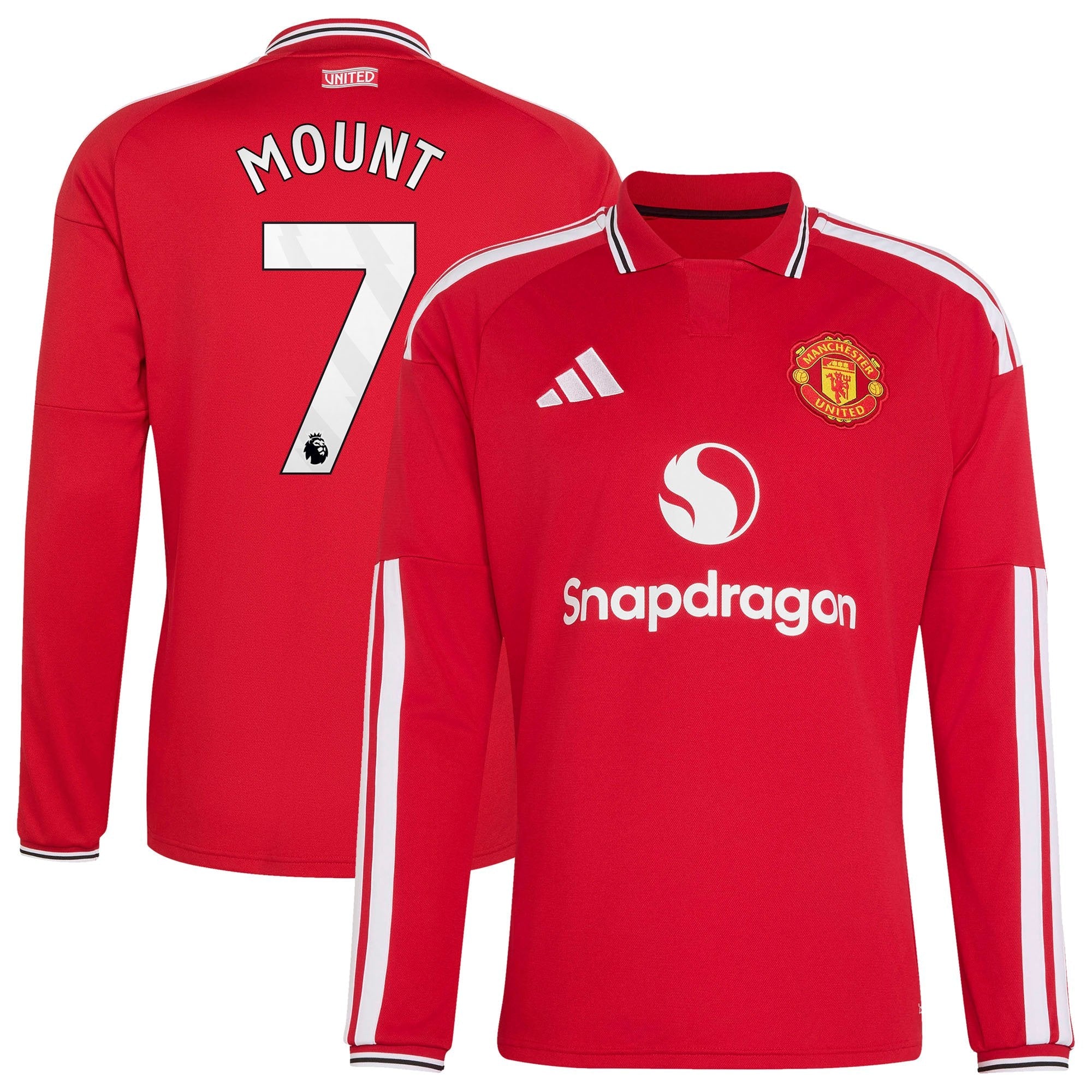 Mason Mount Manchester United Official-Adidas 2026/27 Away Replica Long Sleeve Jersey - Royal