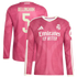 Jude Bellingham Real Madrid Official-Adidas 2026/27 Third Replica Long Sleeve Jersey - Pink