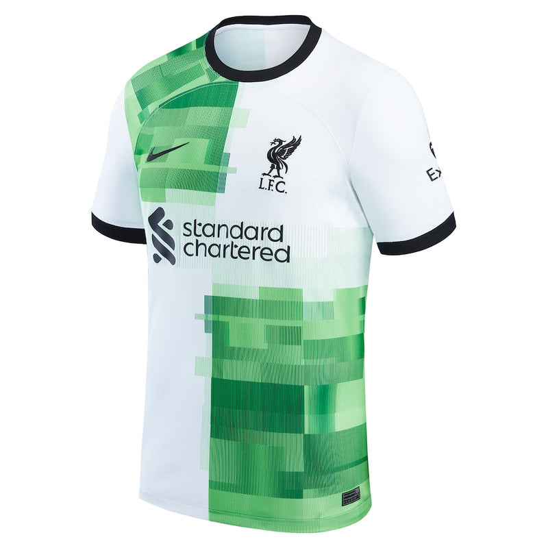 Mohamed Salah Liverpool Nike 2023/24 Away Player Jersey - White