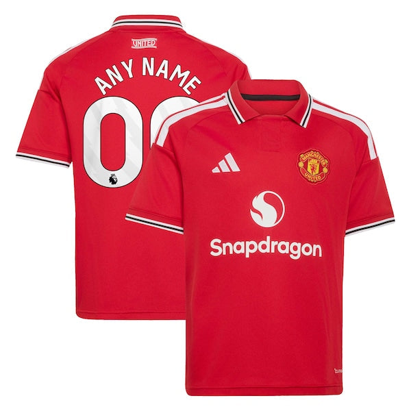 Official-Adidas Manchester United 2026/27 Home Replica Custom Jersey Red