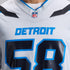 Penei Sewell Detroit Lions Official-Nike 2026 Rivalries Collection Game Jersey - Silver
