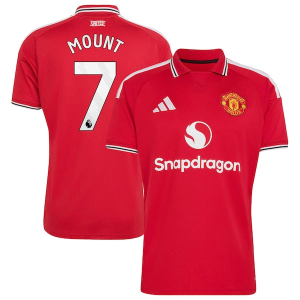 Official-Adidas Mason Mount Manchester United 2026/27 Home Replica Jersey Red