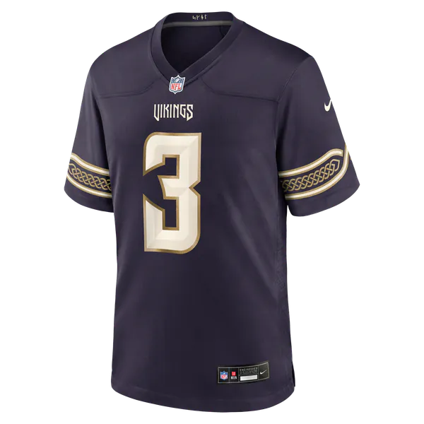 Jordan Addison Minnesota Vikings Official-Nike 2026 Rivalries Collection Game Jersey - Purple