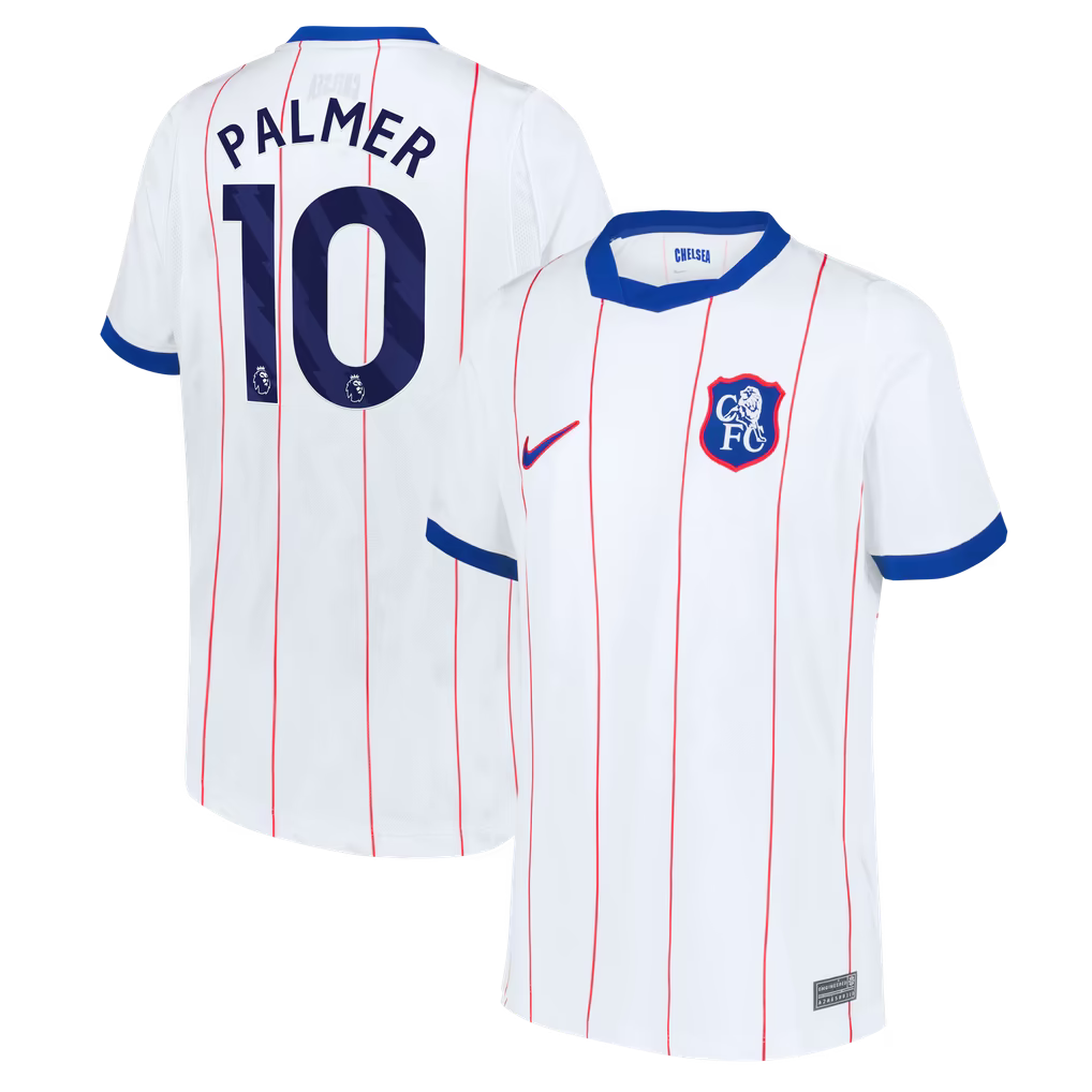 Cole Palmer Chelsea Official-Nike Youth 2026/27 Third Stadium Replica Jersey - White