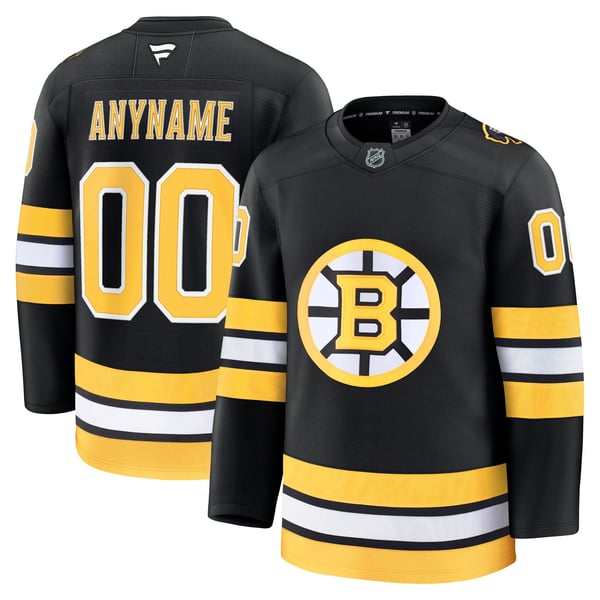 Teams Fans Shop Boston Bruins Fanatics Home Premium Custom Jersey Black