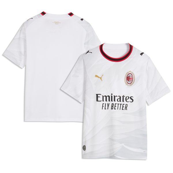 AC Milan Official-Puma Youth 2026/27 Away Replica Jersey - White