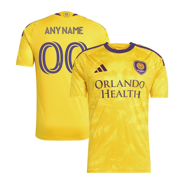 Official-Adidas Orlando City SC 2026 Sunken Treasure Kit Replica Custom Jersey Yellow