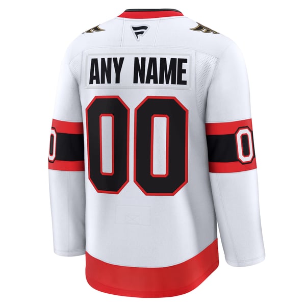 Teams Fans Shop Ottawa Senators Fanatics Away Premium Custom Jersey - White
