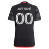 D.C. United adidas 2024 The Icon Kit  Custom Jersey – Black