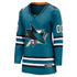 Teams Fans Shop Fanatics Women's San Jose Sharks Teal Home Jersey