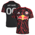 Official-Adidas New York Red Bulls 2026 The Rooted Kit Replica Custom Jersey Black