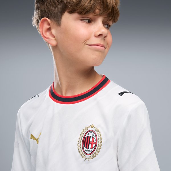 AC Milan Official-Puma Youth 2026/27 Away Replica Jersey - White