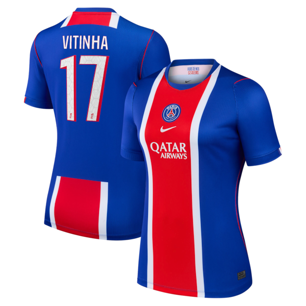 Official-nike Vitinha Paris Saint-Germain 2026/27 Home Stadium Replica Jersey Blue