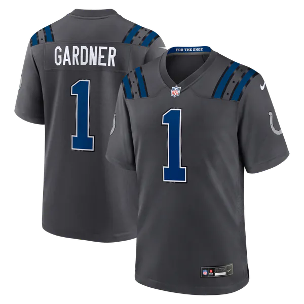 Ahmad Sauce Gardner Indianapolis Colts Official-Nike 2026 Rivalries Collection Game Jersey - Anthracite