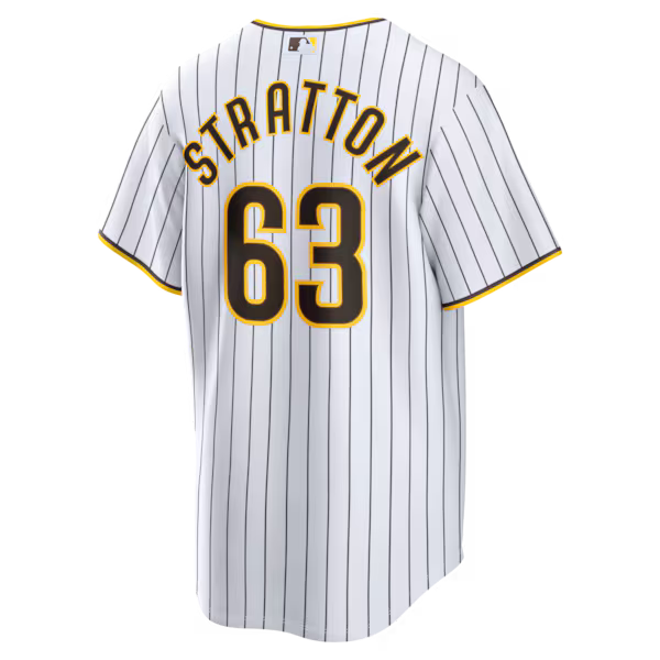 Hunter Stratton San Diego Padres Official-Nike Home Replica Jersey - White