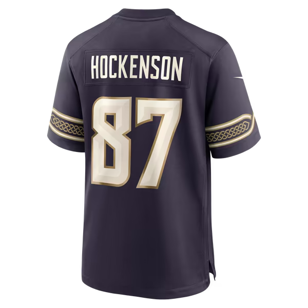 T.J. Hockenson Minnesota Vikings Official-Nike 2026 Rivalries Collection Game Jersey - Purple