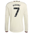 Mason Mount Manchester United Official-Adidas 2026/27 Third Replica Long Sleeve Jersey - Cream