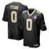 Jordyn Tyson New Orleans Saints Official-Nike 60th Season Patch Game Jersey - Black