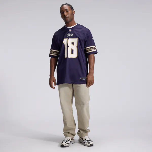 Justin Jefferson Minnesota Vikings Official-Nike 2026 Rivalries Collection Game Jersey - Purple