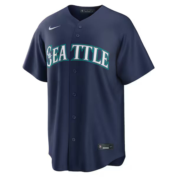 Seattle Mariners Official-Nike Road Replica Jersey - Navy