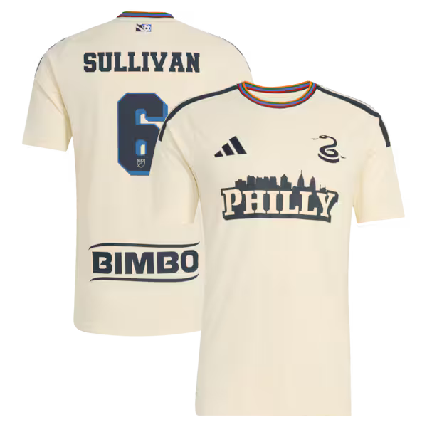 Cavan Sullivan Philadelphia Union Official-Adidas 2026 Archive Replica Jersey - Tan